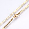 304 Stainless Steel Mariner Link Chains Necklaces NJEW-P223-06G-2
