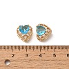 Rack Plating Brass Micro Pave Cubic Zirconia Beads KK-S399-08G-C-3