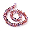 Transparent Glass Beads Strands LAMP-H061-01B-04-4