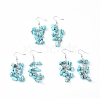 Dangle Earrings EJEW-E255-A08-2