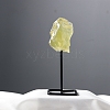 Natural Yellow Quartz Irregularity with Metal Home Decoration Ornament PW-WG598C7-13-1