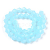 Imitation Jade Glass Beads Strands EGLA-A039-J6mm-D03-3