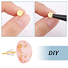 Unicraftale 300Pcs 3 Colors Stud Earring Findings UNKW-UN0056-67-5