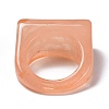 Transparent Acrylic Finger Rings RJEW-T010-10A-3