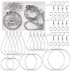 DIY Wire Wrap Earring Making Kit DIY-FS0005-09-3