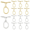 5Pcs 304 Stainless Steel Toggle Clasps STAS-YW0003-36G-2
