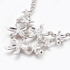 Alloy Bib Statement Necklaces NJEW-WH0002-01P-3