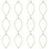 20Pcs Tibetan Style Alloy Open Back Bezel Big Pendants FIND-YW0010-01-1