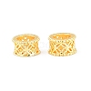 Brass European Beads KK-A292-03B-G-1