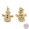 925 Sterling Silver Micro Pave Cubic Zirconia Charms STER-I010-40G-3