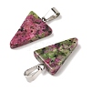 Natural Ruby in Zoisite Pendants G-B127-04P-01-2