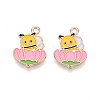 Alloy Enamel Pendants ENAM-T022-56E-1