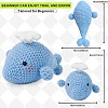 DIY Whale Doll Knitting Kits for Beginners PW-WG455DB-01-3