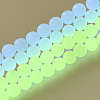 Synthetic Luminous Stone Beads Strands G-T129-12F-3