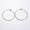 Brass Wine Glass Charm Rings Hoop Earrings X-EC067-4RG-2