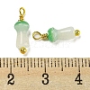 Mushroom Glass Charms KK-C046-02A-3