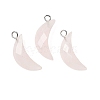 Natural Rose Quartz Pendants G-L614-D05-P03-1