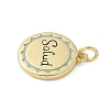 Brass Enamel Pendants KK-P293-09G-3