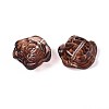 Baking Paint Transparent Glass Beads DGLA-N018-01E-2