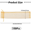 100Pcs Organza Drawstring Bags for Chinese Fan OP-GF0001-02B-2