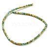 Baking Paint Synthetic Turquoise Beads Strands G-H060-02A-02-3