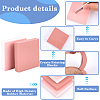 8Pcs 4 Styles Rubber Stamps AJEW-CP0008-33-6