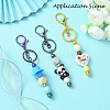 Alloy Bar Beadable Keychain for Jewelry Making DIY Crafts KEYC-A011-01RG-3