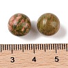 Natural Unakite No Hole Sphere Beads G-K353-04A-05-3