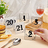 Acrylic Table Number Sign AJEW-WH0505-90A-3