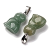 Natural Green Aventurine Pendants G-B127-08P-05-2