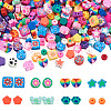 320Pcs 8 Styles Handmade Polymer Clay Beads CLAY-TA0001-15-1