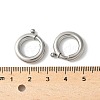 316 Surgical Stainless Steel Spring Gate Rings STAS-H234-06P-05-3