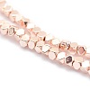 Electroplate Non-magnetic Synthetic Hematite Beads Strands G-L485-10A-LRG-2
