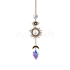 Crystal Glass Sun Catcher Pendant PW-WG88E45-01-1