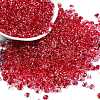 6/0 Spray Paint Glass Seed Beads SEED-H003-11F-1