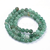 Natural Green Aventurine Beads Strands X-G-Q462-6mm-20A-3