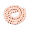 Opaque Solid Color Imitation Jade Glass Beads Strands EGLA-A044-P8mm-D05-3