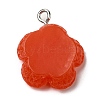 Opaque Resin Pendants RESI-L038-01P-07-2