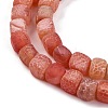 Natural Weathered Agate Beads Strands G-NH0038-01B-4