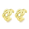 Brass Cuff Earrings EJEW-C104-054G-1