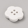 Spray Painted Plastic Buttons FIND-WH0152-394B-10-2