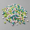 Opaque Glass Round Seed Beads GLAA-TAC0017-05A-1