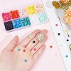 800Pcs 10 Colors Opaque Acrylic Slide Charms OACR-SC0001-36A-3