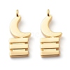 Brass Pendants KK-Z010-17G-2