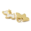 Brass Enamel Charms KK-E093-01G-01-2