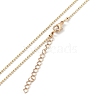 Alloy Rhinestone Pendant Necklaces NJEW-H306-A09-G-5