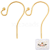 10 Pairs 925 Sterling Silver Earring Hooks STER-BBC0005-88-1