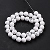 Synthetic Howlite Beads Strands G-E568-04C-2