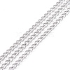 Tarnish Resistant 304 Stainless Steel Curb Chains CHS-S006-JA615-2-2