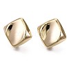 Brass Stud Earring Findings KK-T056-22G-NF-3